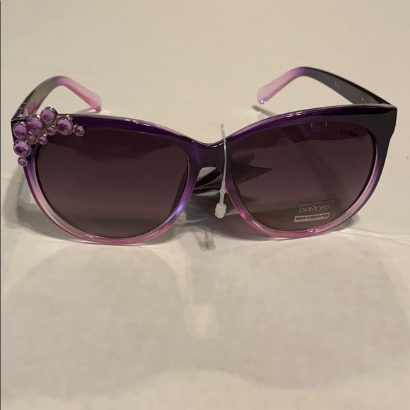 2 for $30 purple sunglasses with rhinestones - Picture 1 of 2